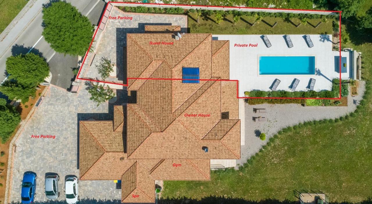 Villa Palma With Heated Private Pool Podhum Dış mekan fotoğraf
